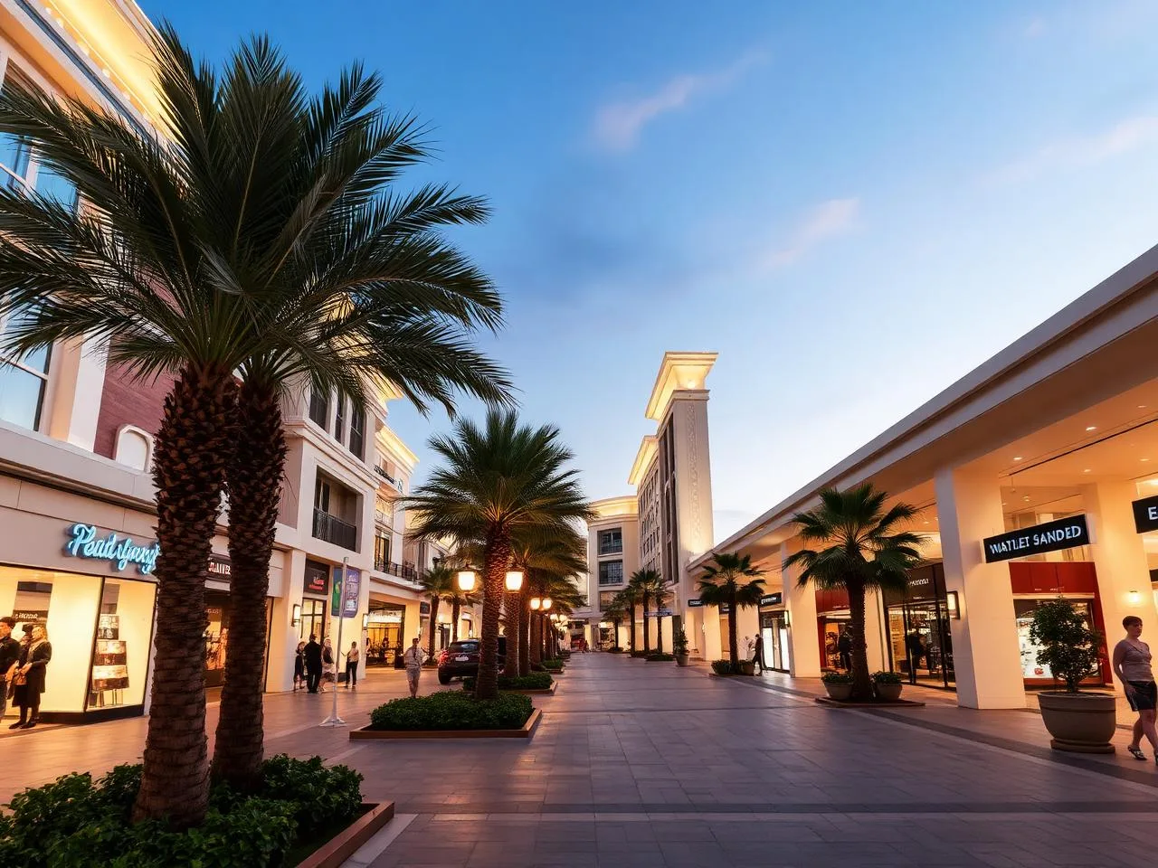 Lifestyle shopping arcade